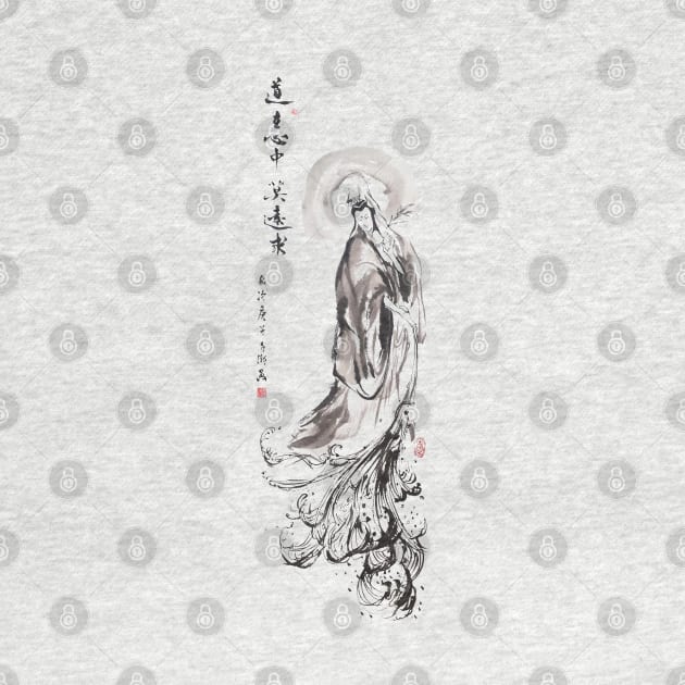 Guan Yin Pouring Blessings by Huluhua